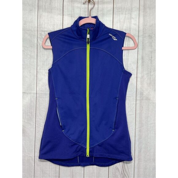 Saucony running vest reflective size XS - Picture 1 of 8